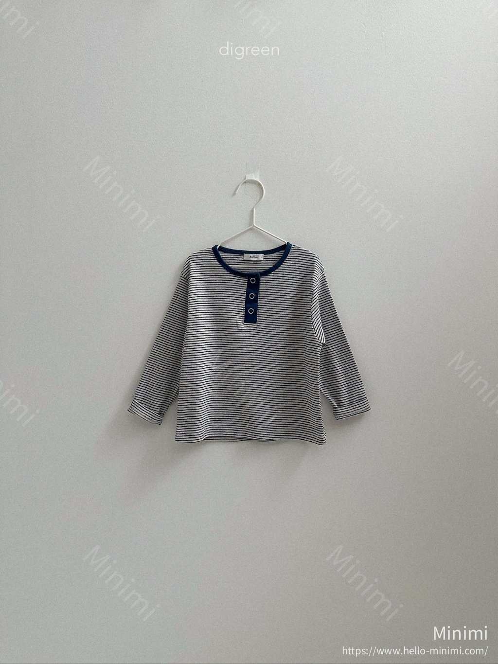 digreen Henley Neck Aletty Tee 細節圖 5