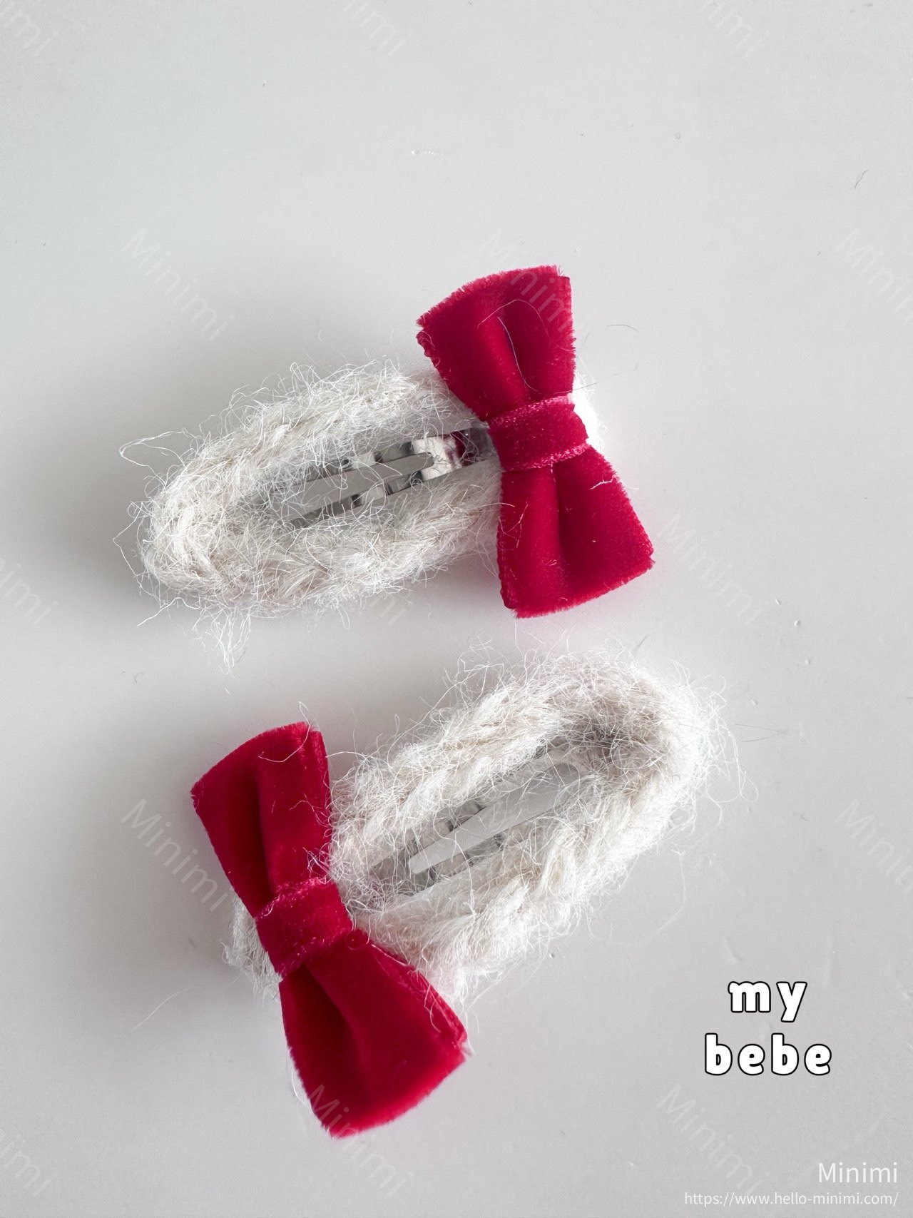 my_bébé Colorful Ribbon Hairpin Set 細節圖 6