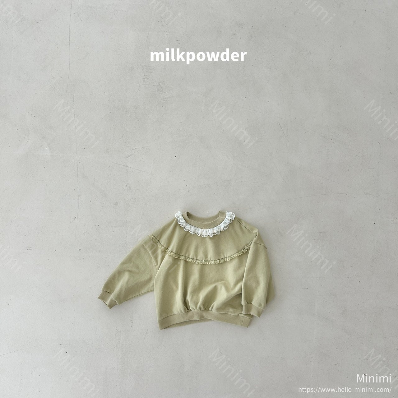 milkpowder Olive Sweatshirt 細節圖 11