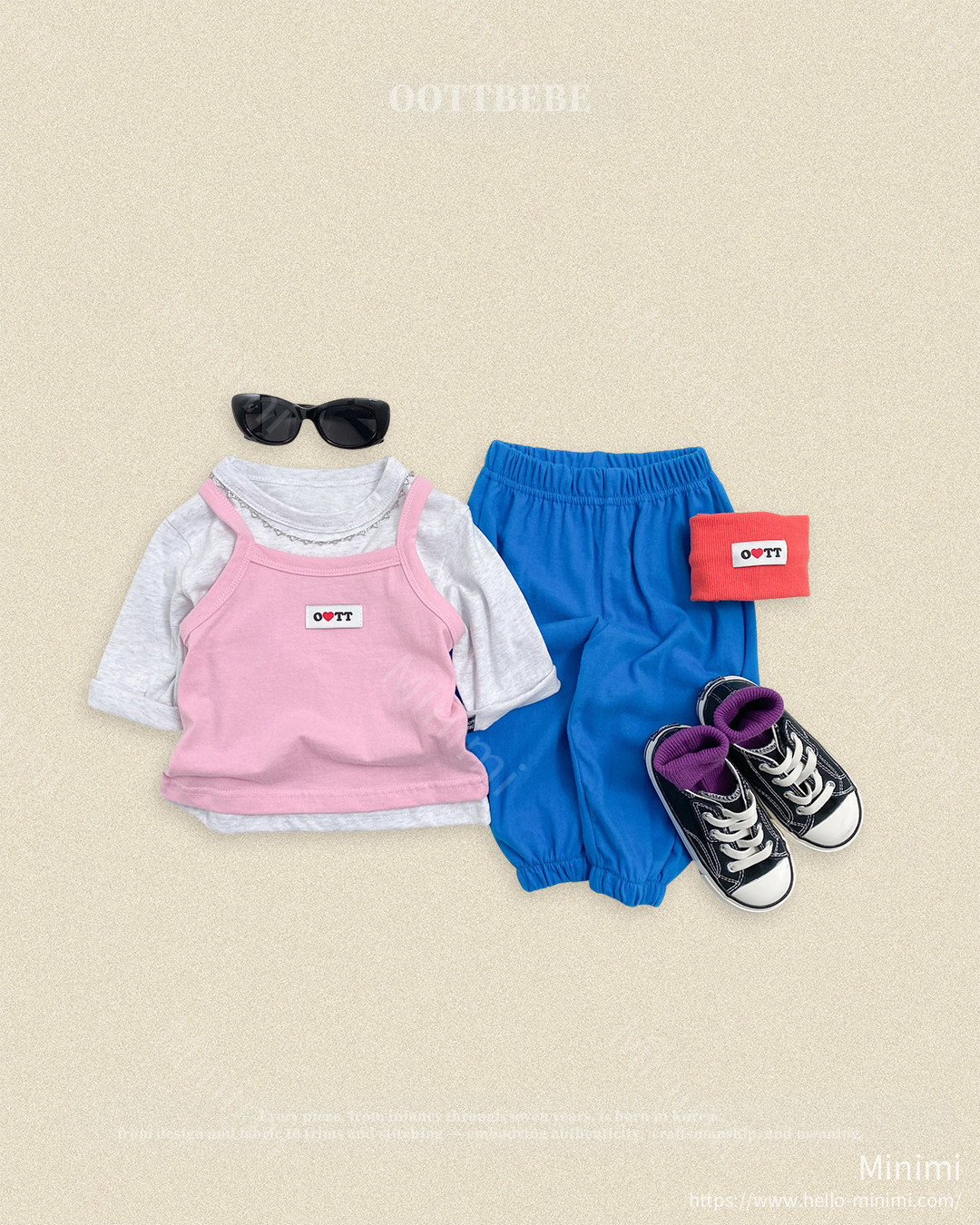 oott bebe (Promo) Jelly Mix Bloomer Pants 細節圖 3