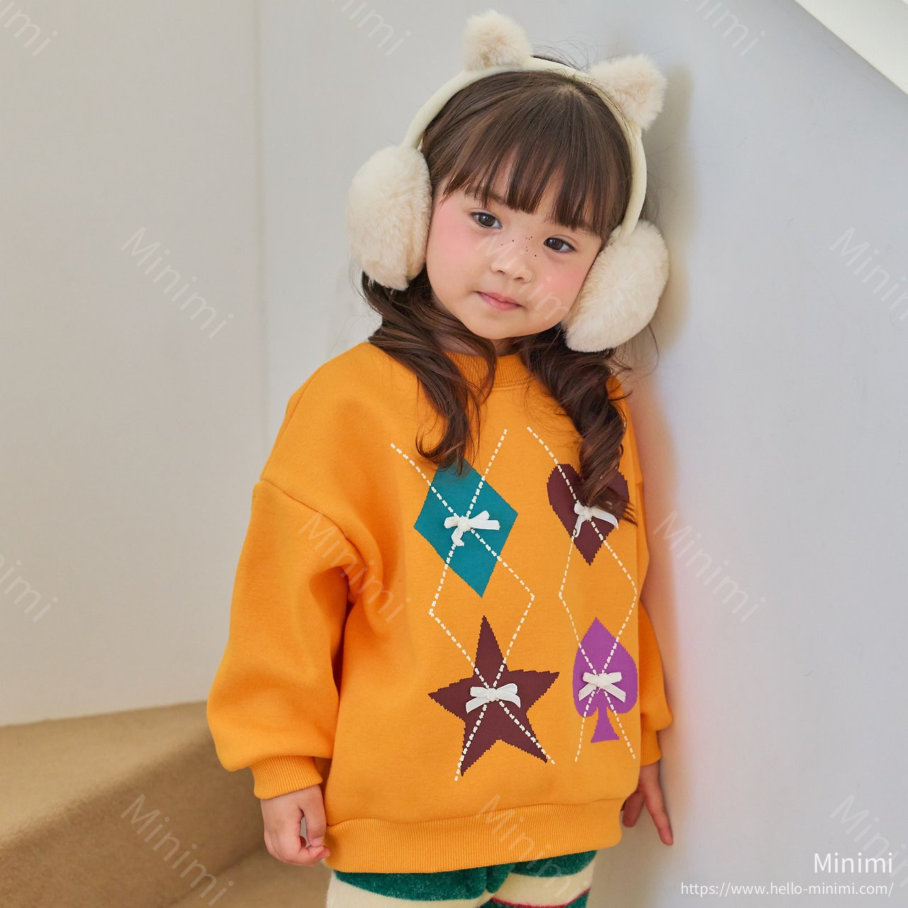 1st BLUE Argyle Sweatshirt 細節圖 5