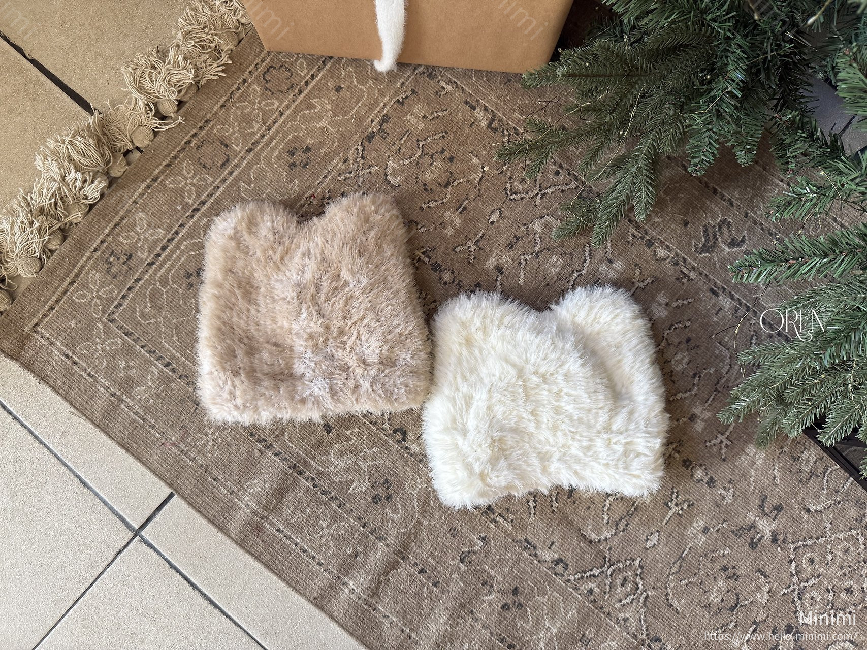 Oren Cat Fake Fur Beanie 細節圖 17