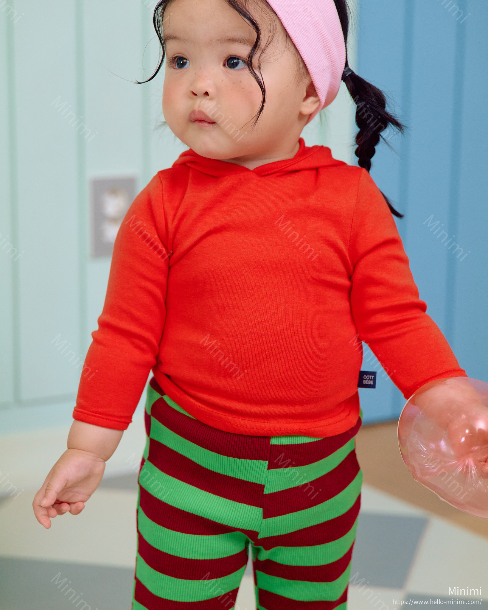 oott bebe Retro Hooded Tight T-shirt 細節圖 26