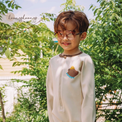 Koongs Koongs Tok Tok Warm Circus Bear Rash Guard