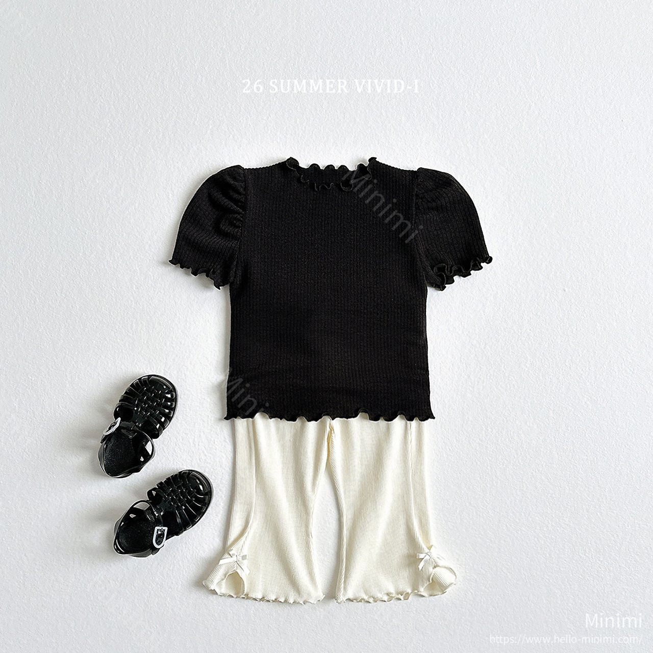 VIVID-I Shirred Puff Fluted T-Shirt 細節圖 11