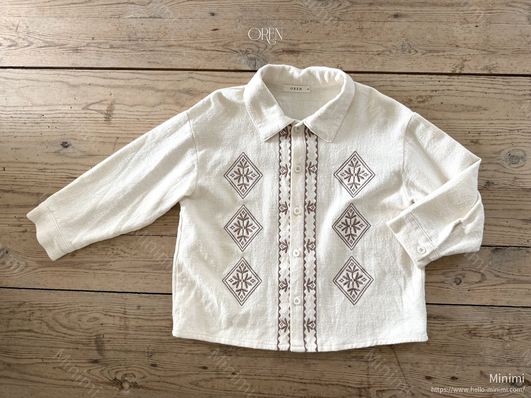 Oren Edwin Embroidered Shirt 細節圖 11