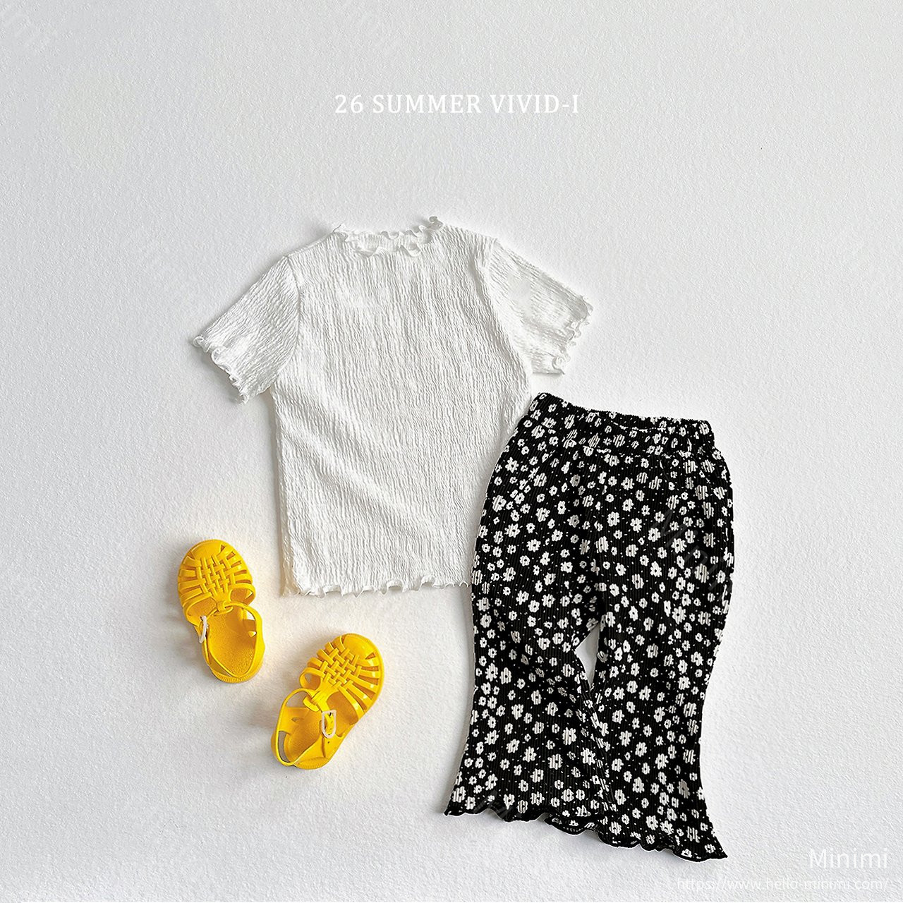 VIVID-I Yoryu Slub Fluted T-Shirt 細節圖 8