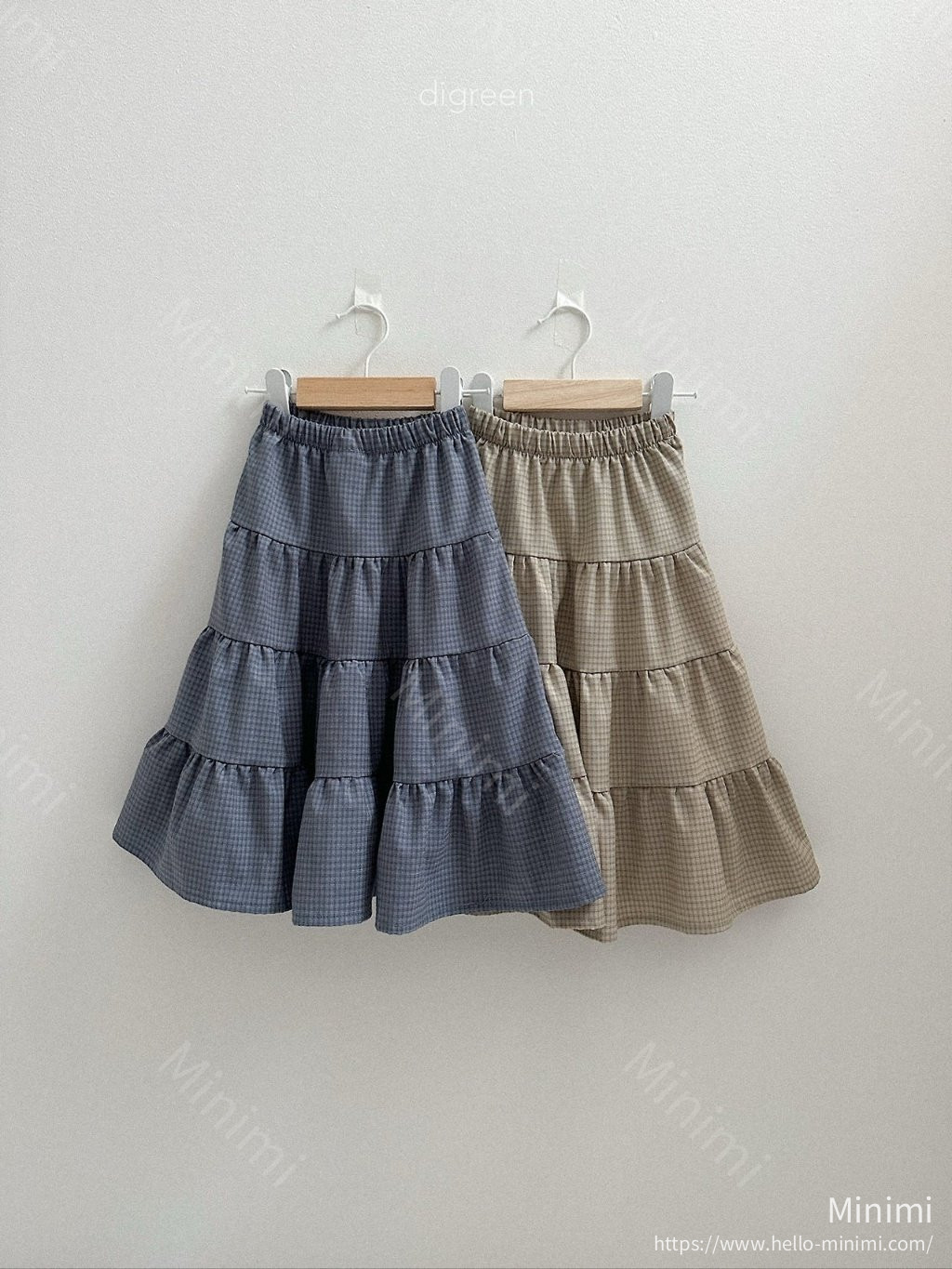 digreen Check Ruffle Skirt 細節圖 33