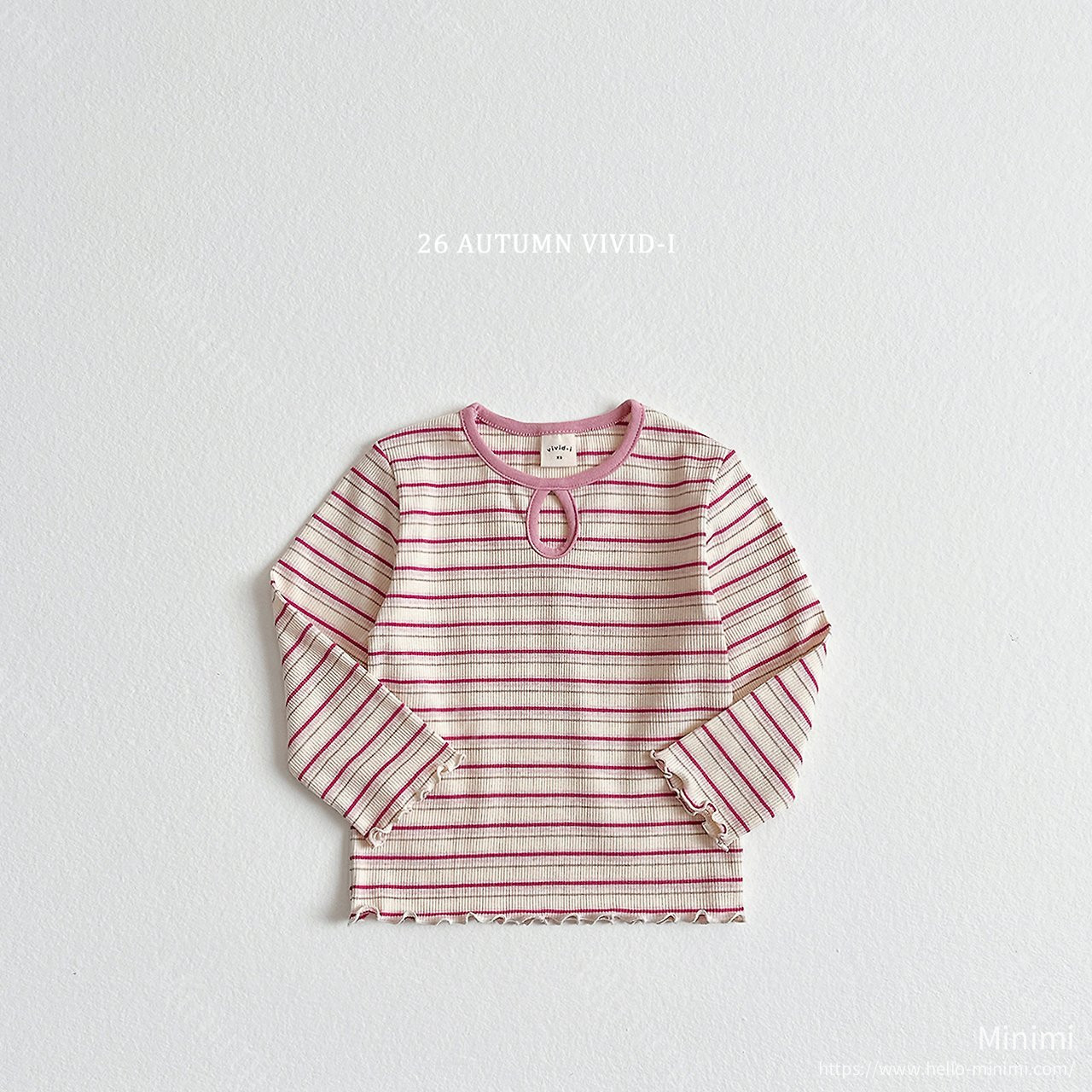 VIVID-I Stripe Hole T-shirt 細節圖 3