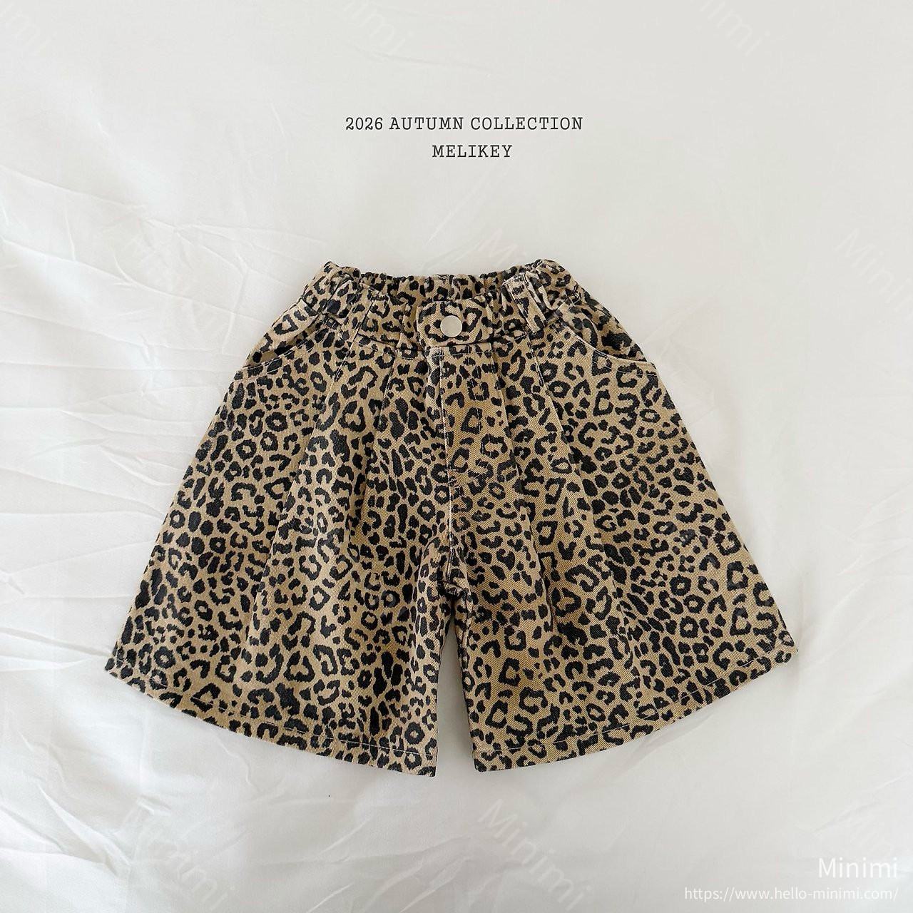 Melikey Leopard Heart Bermuda Shorts 細節圖 1