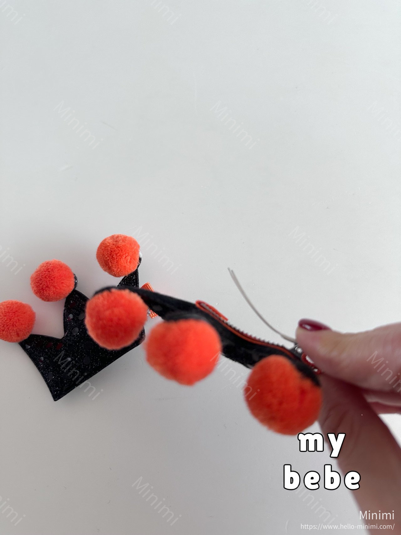 my_bébé Halloween Crown Hairpin 細節圖 5
