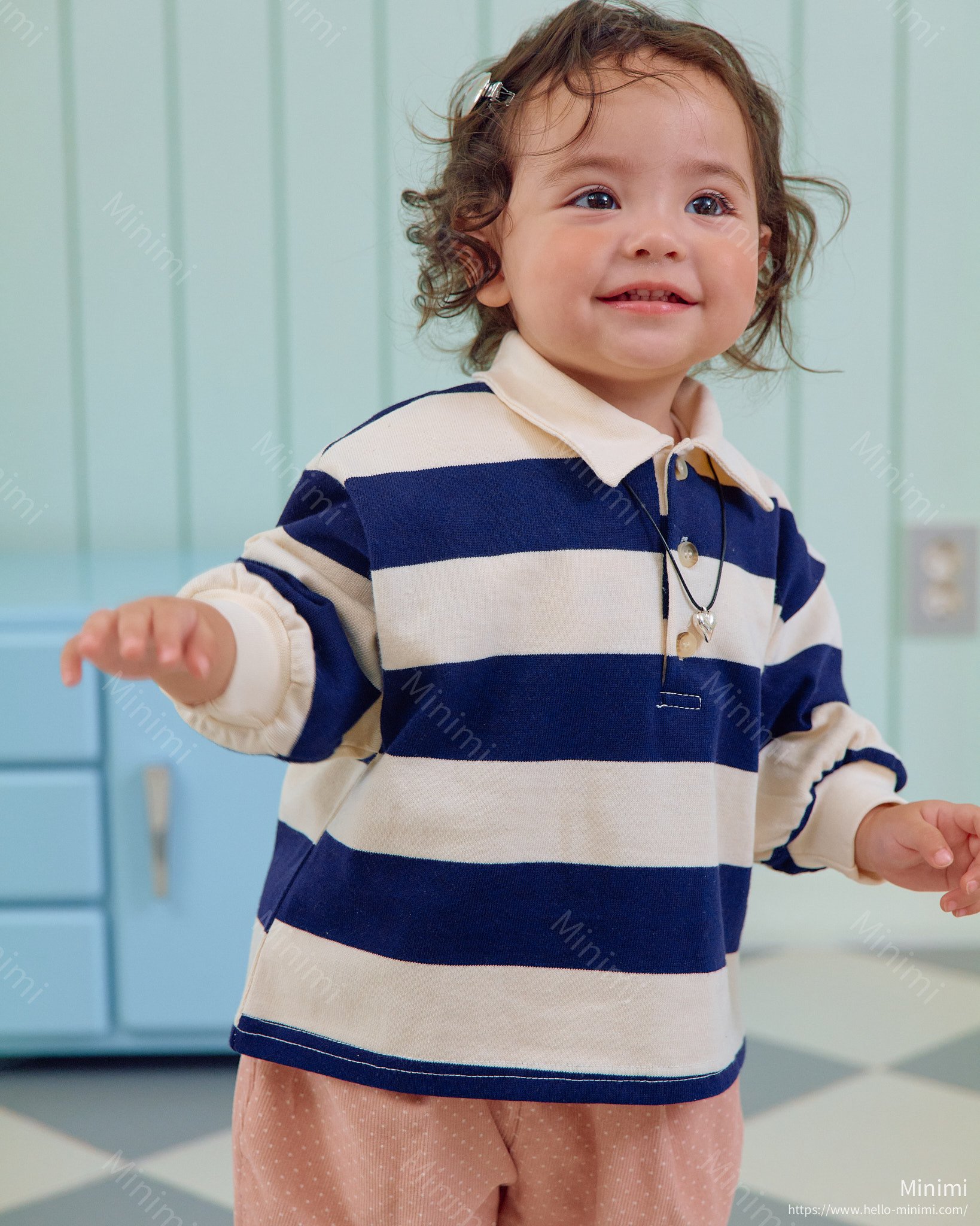 oott bebe Play Rugby Collar T-shirt 細節圖 35