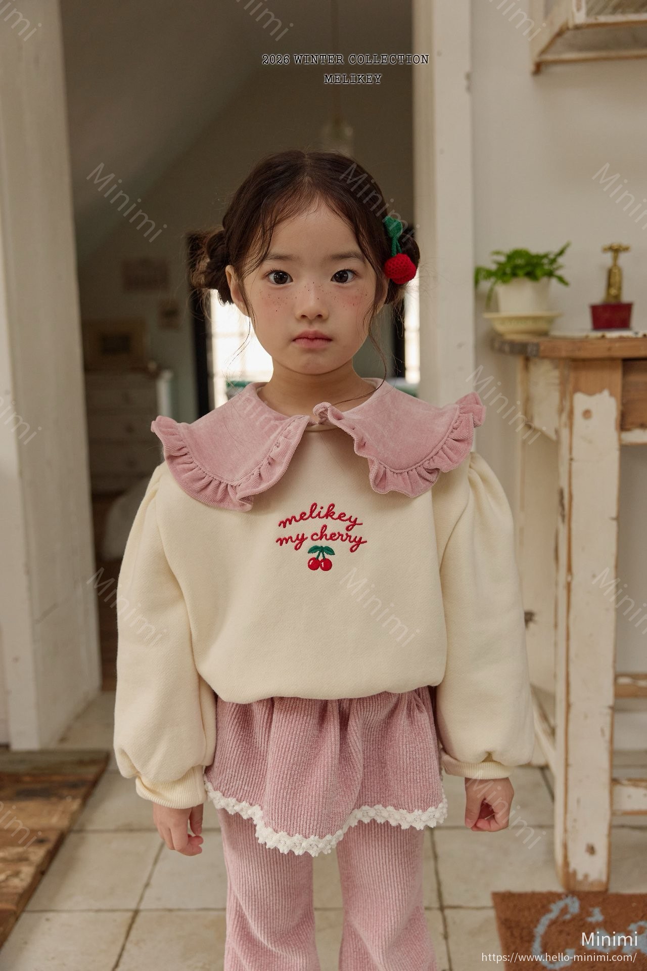 Melikey Cherry Collar Sweatshirt 細節圖 6