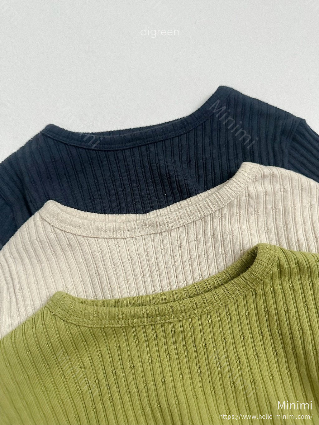 digreen Bella Rib Tee 細節圖 2