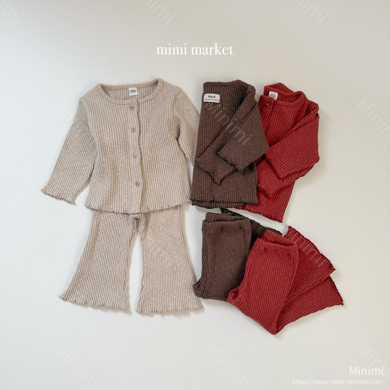 mimi-market Ribbed Cardigan 細節圖 6