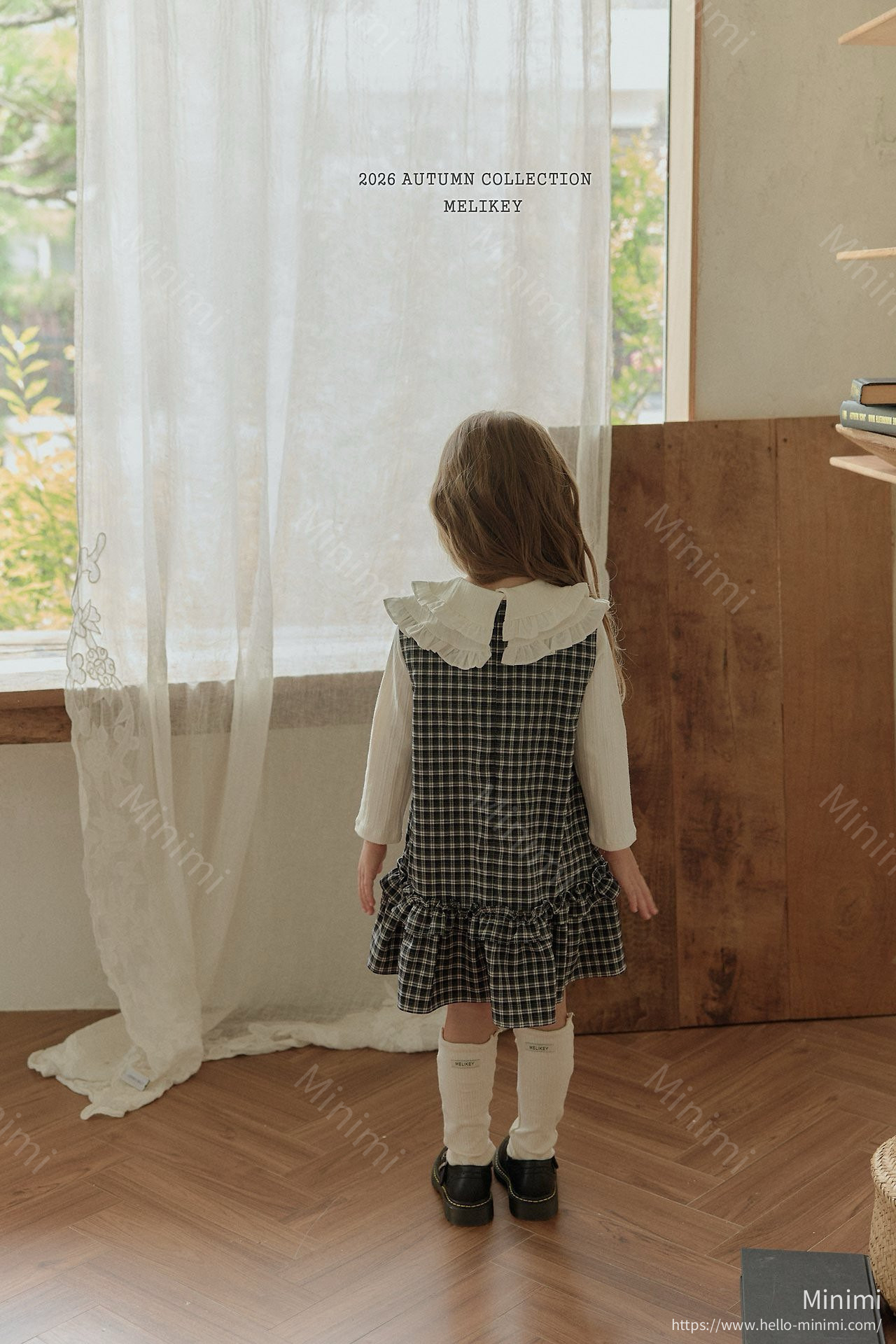 Melikey Check Frill Dress 細節圖 20