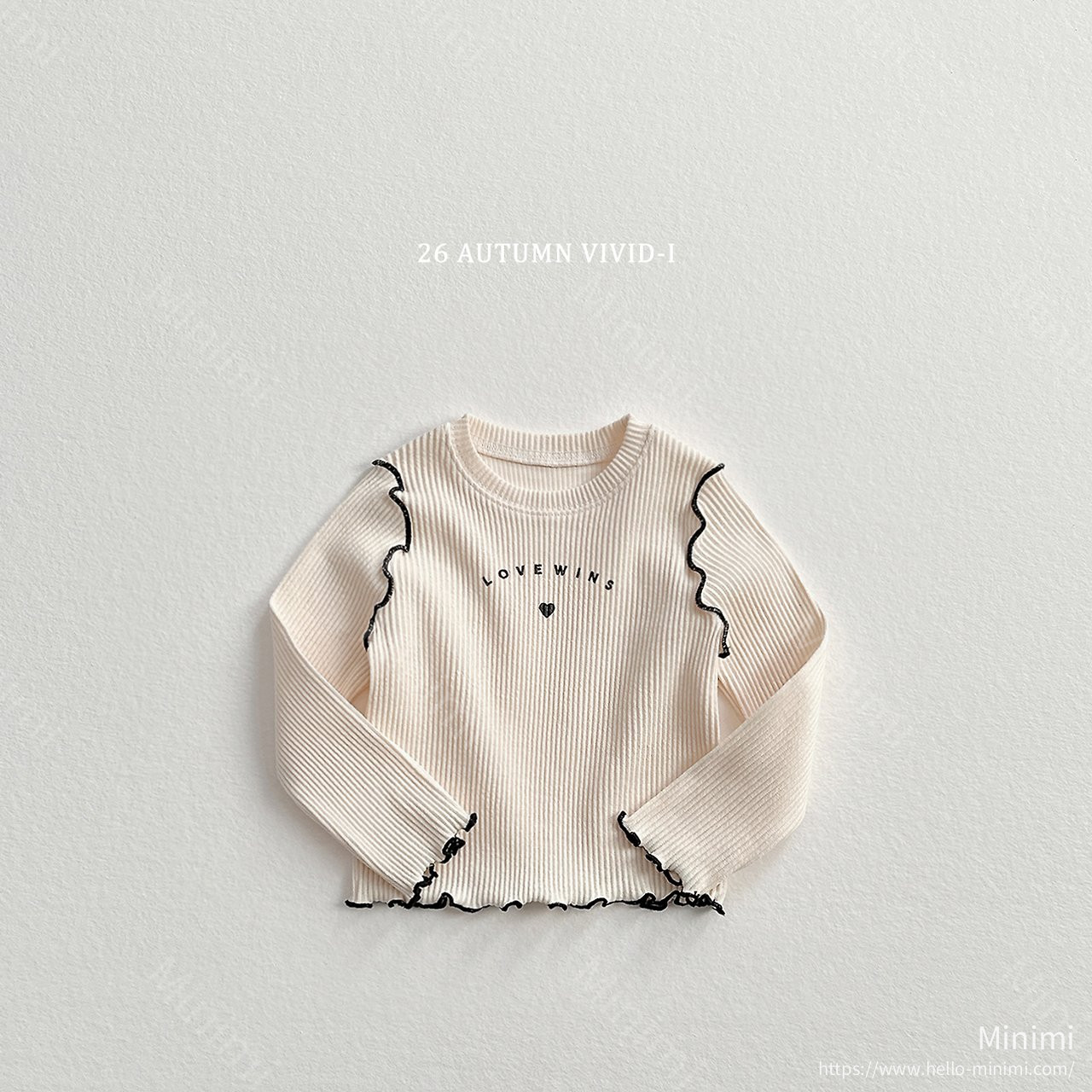 VIVID-I Love Wins Ruffle T-shirt 細節圖 2