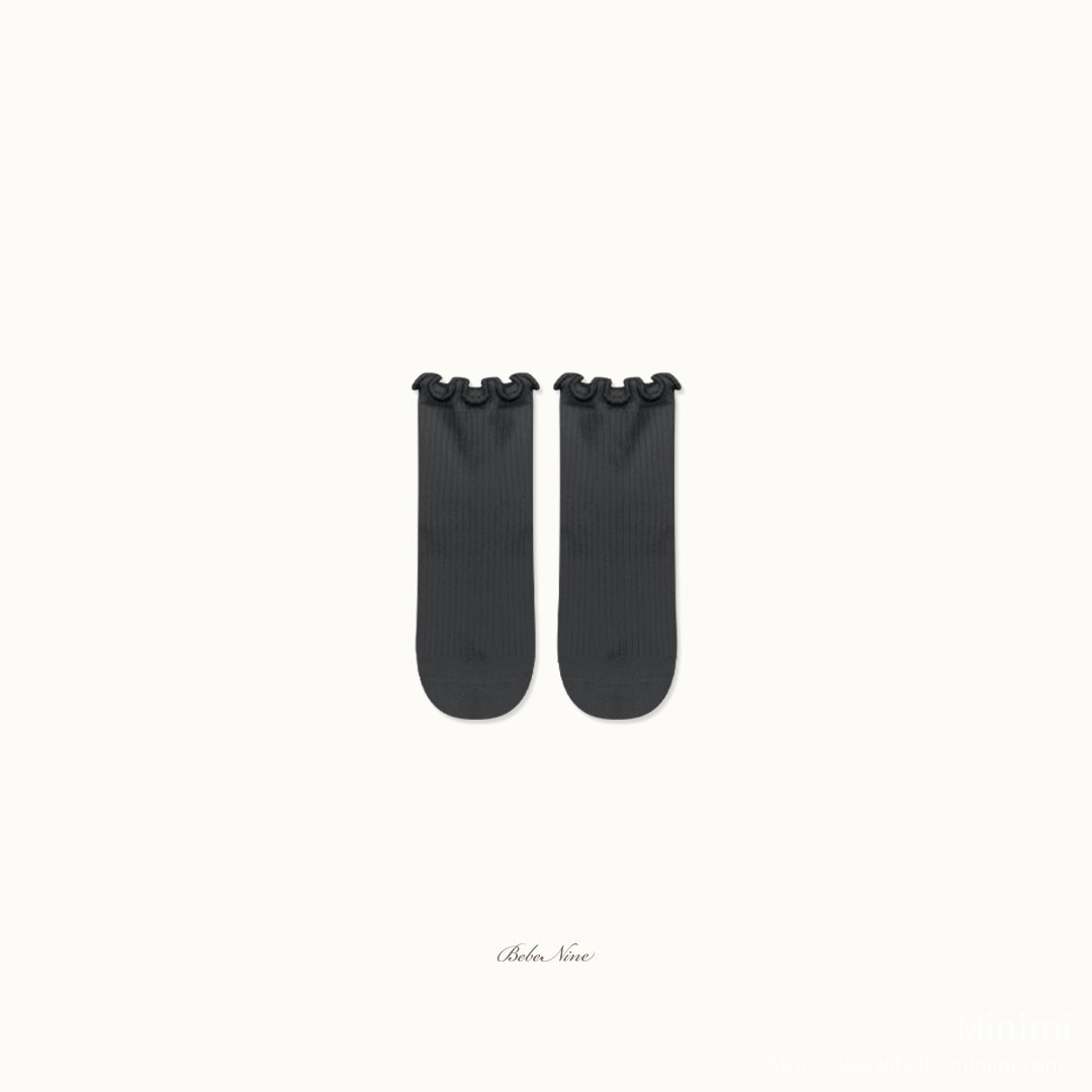 bebe nine Nine Frill Knee Socks 細節圖 18