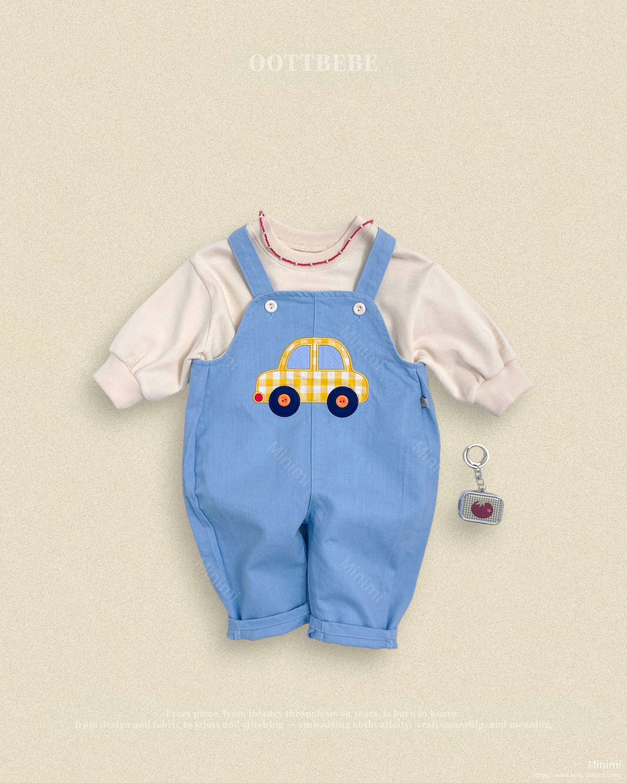 oott bebe Boongboong Denim Overalls 細節圖 13