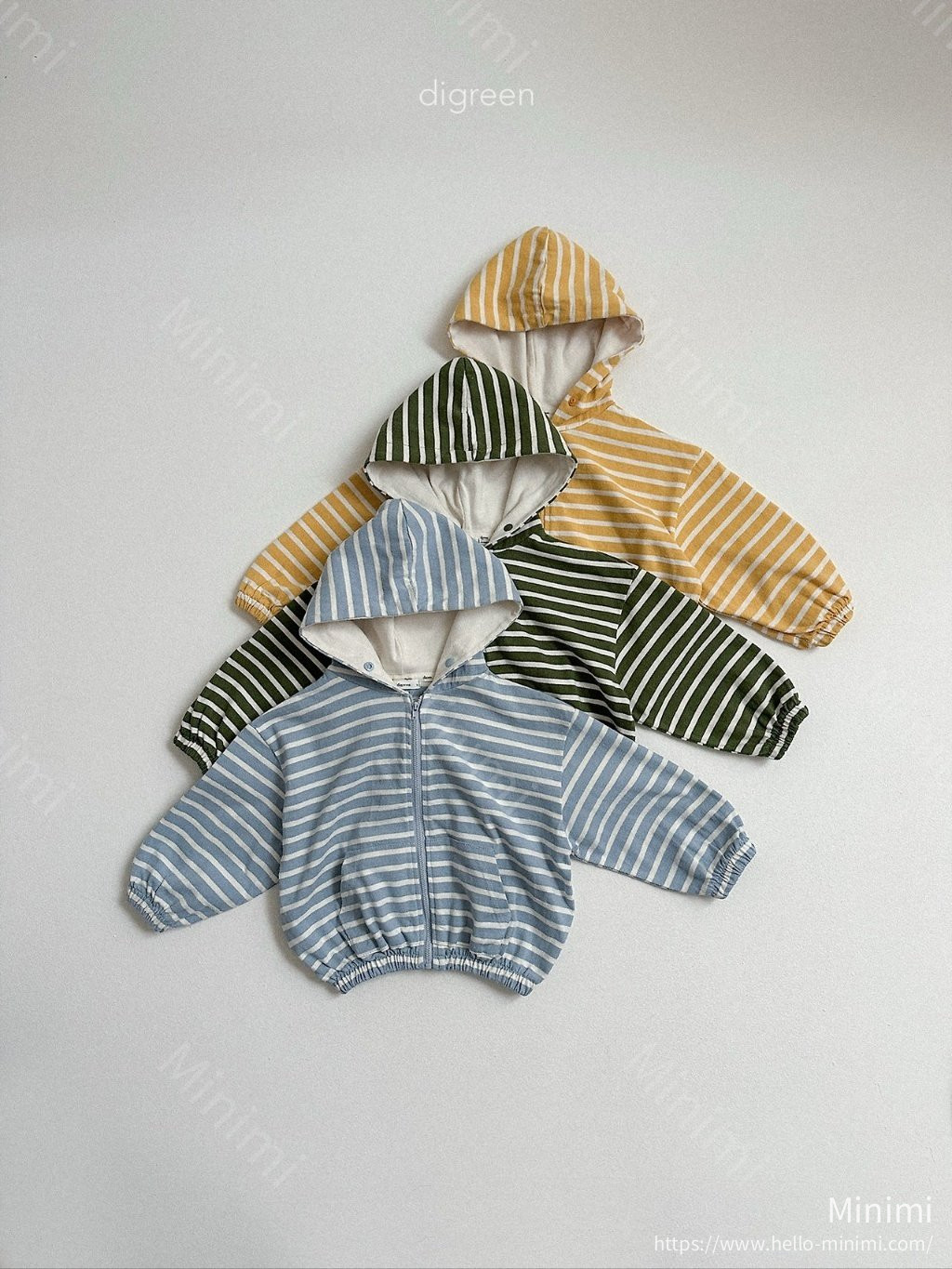 digreen Candy Hood Zip-Up - 韓國童裝代購主圖