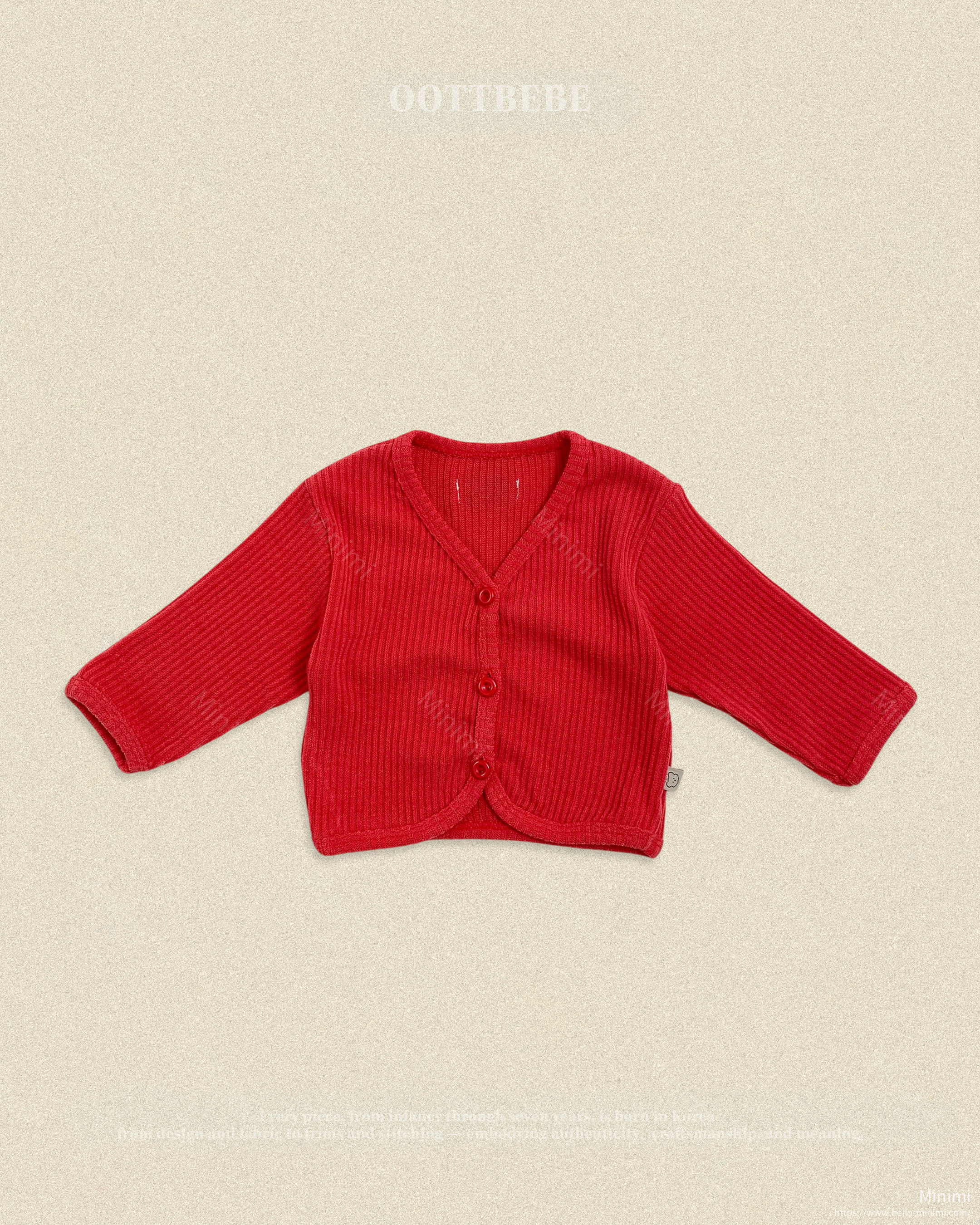 oott bebe Haribo Ribbed Cardigan 細節圖 6