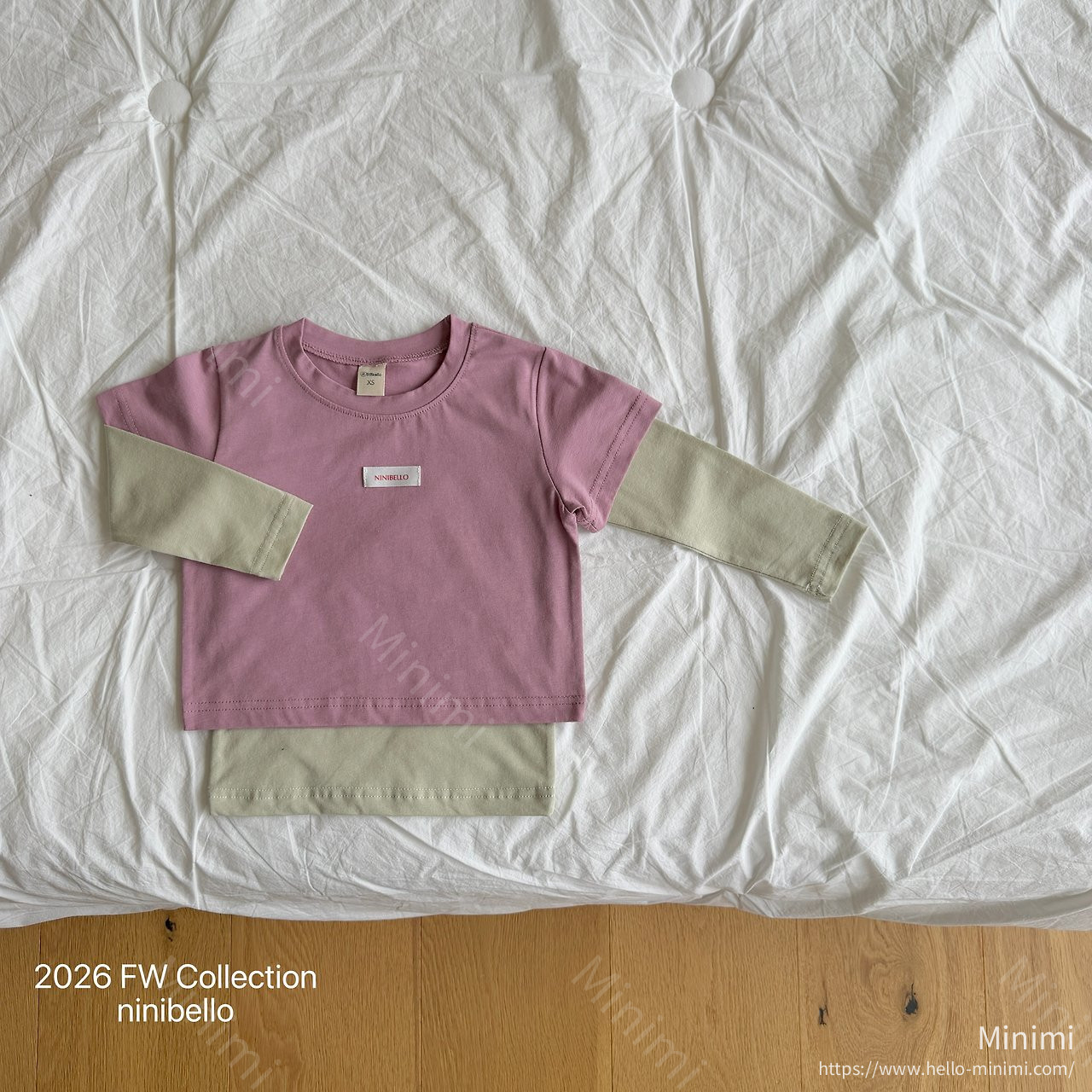 ninibello Layered T-shirt Set 細節圖 4
