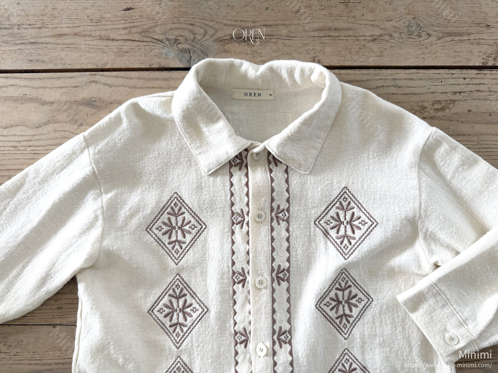 Oren Edwin Embroidered Shirt 細節圖 12