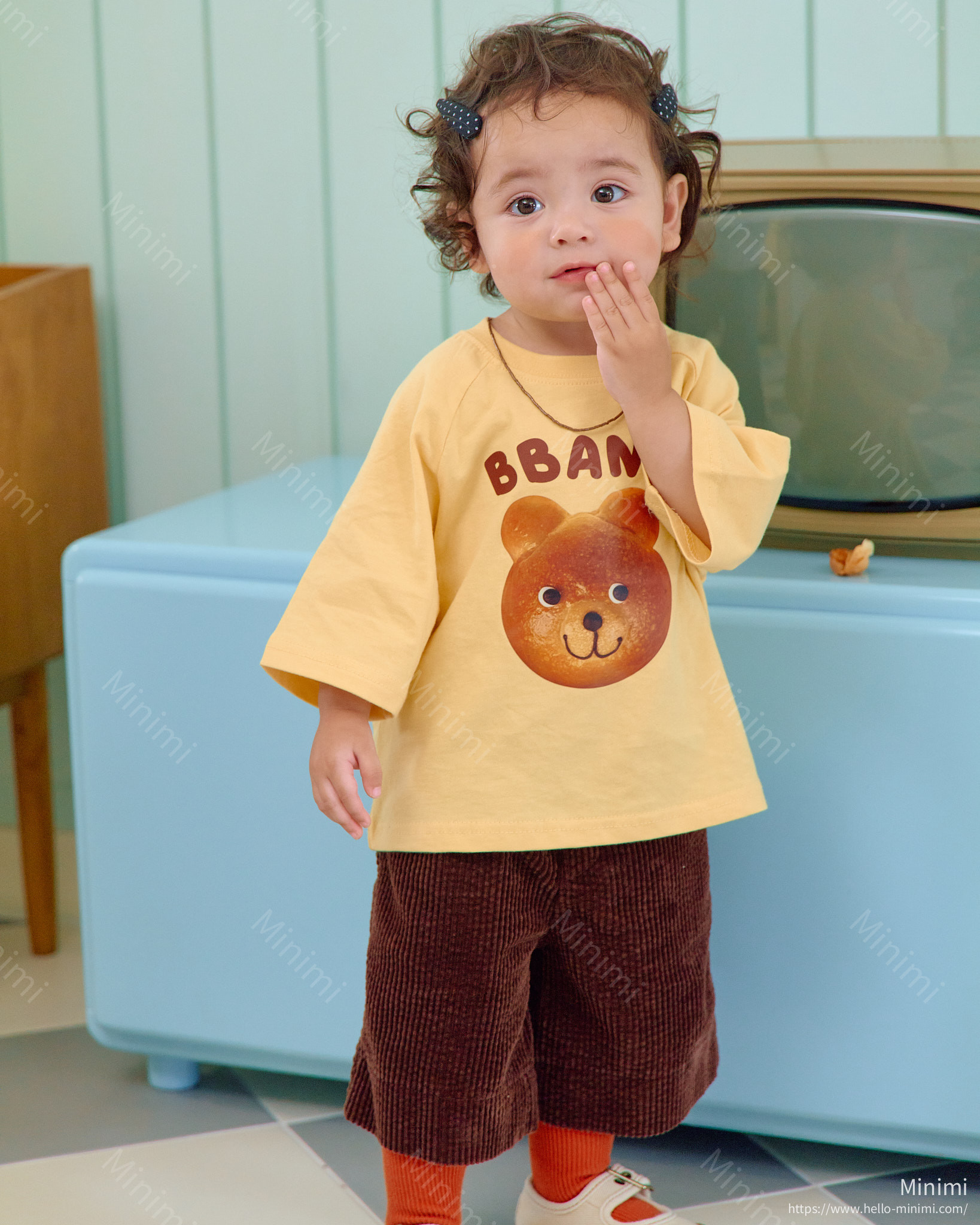oott bebe Big Corduroy Pants (Knee-length) 細節圖 22