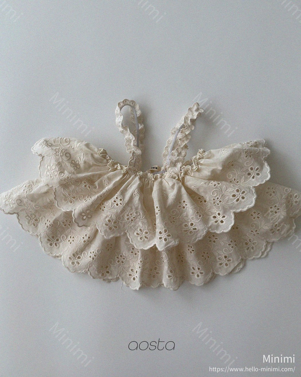 Aosta atelier Lace Cancan Blouse - 韓國童裝代購主圖