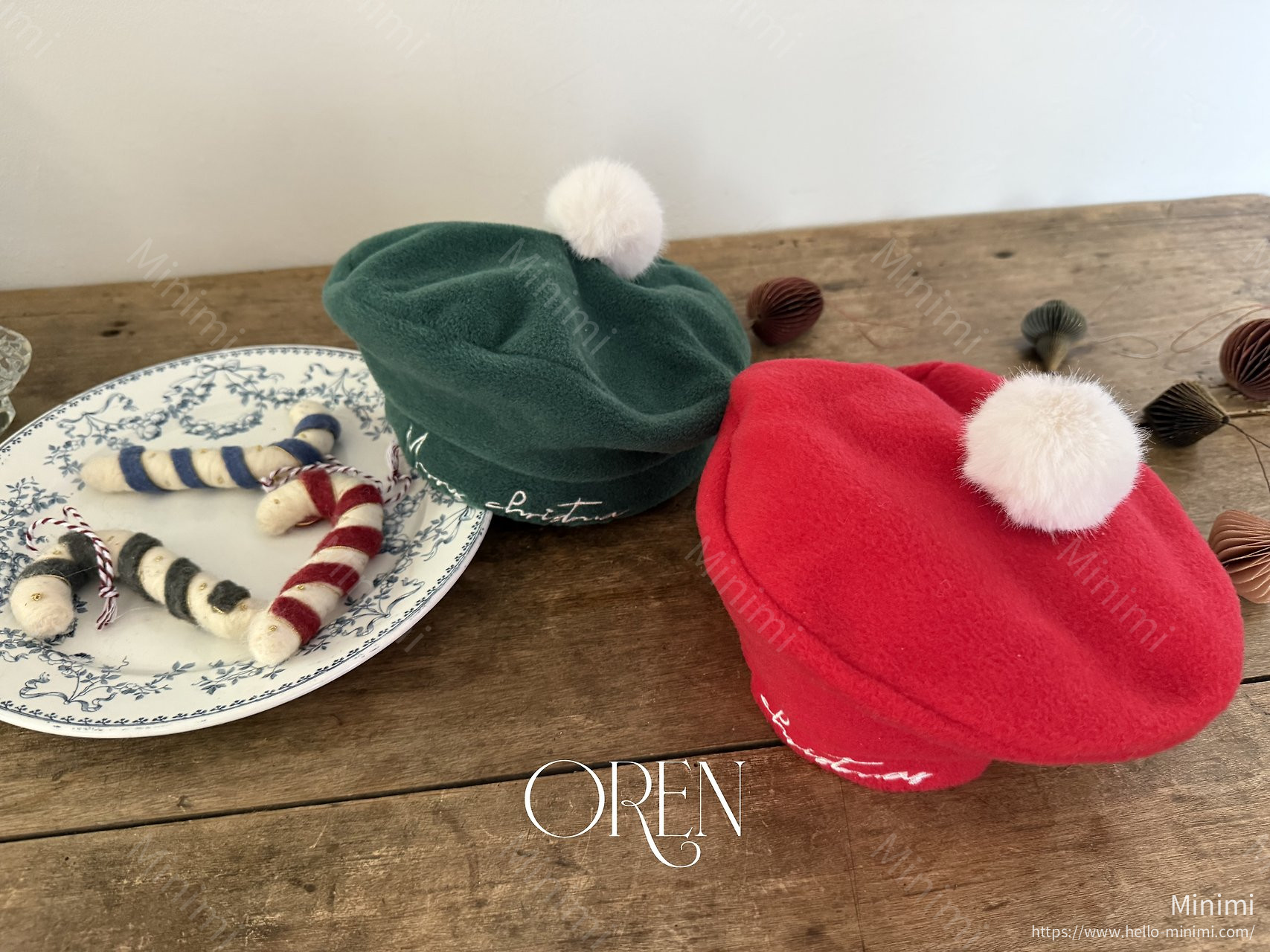 Oren Eve Pom-Pom Beret 細節圖 16