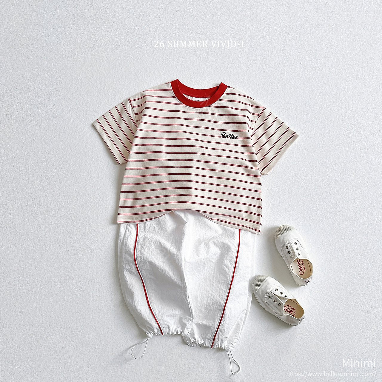 VIVID-I Better Embroidery Striped T-Shirt 細節圖 8