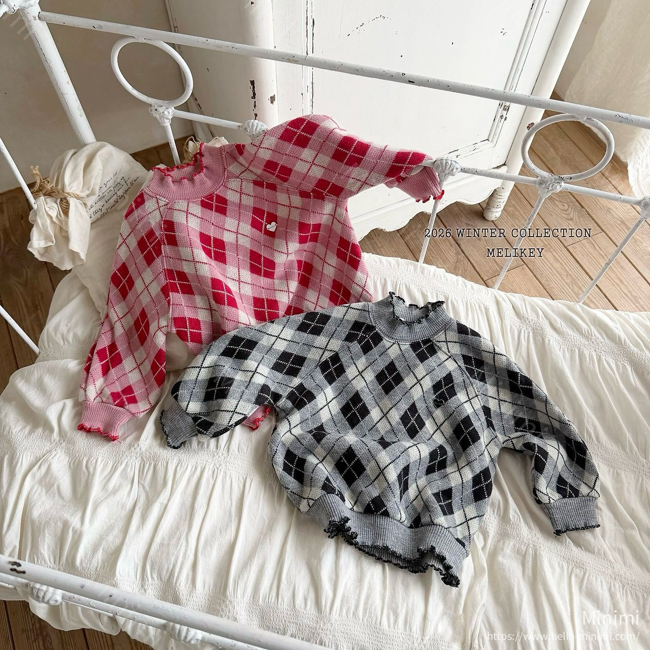 Melikey Ash Argyle Sweatshirt 細節圖 20