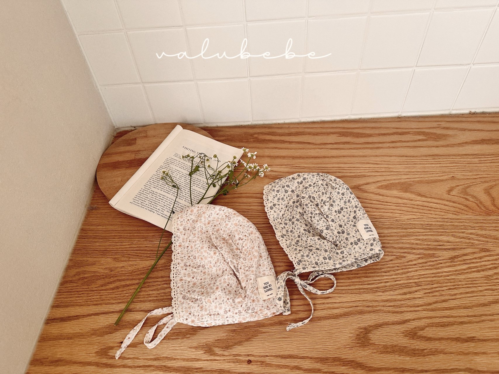 Grand Floral Frill Bonnet Hat