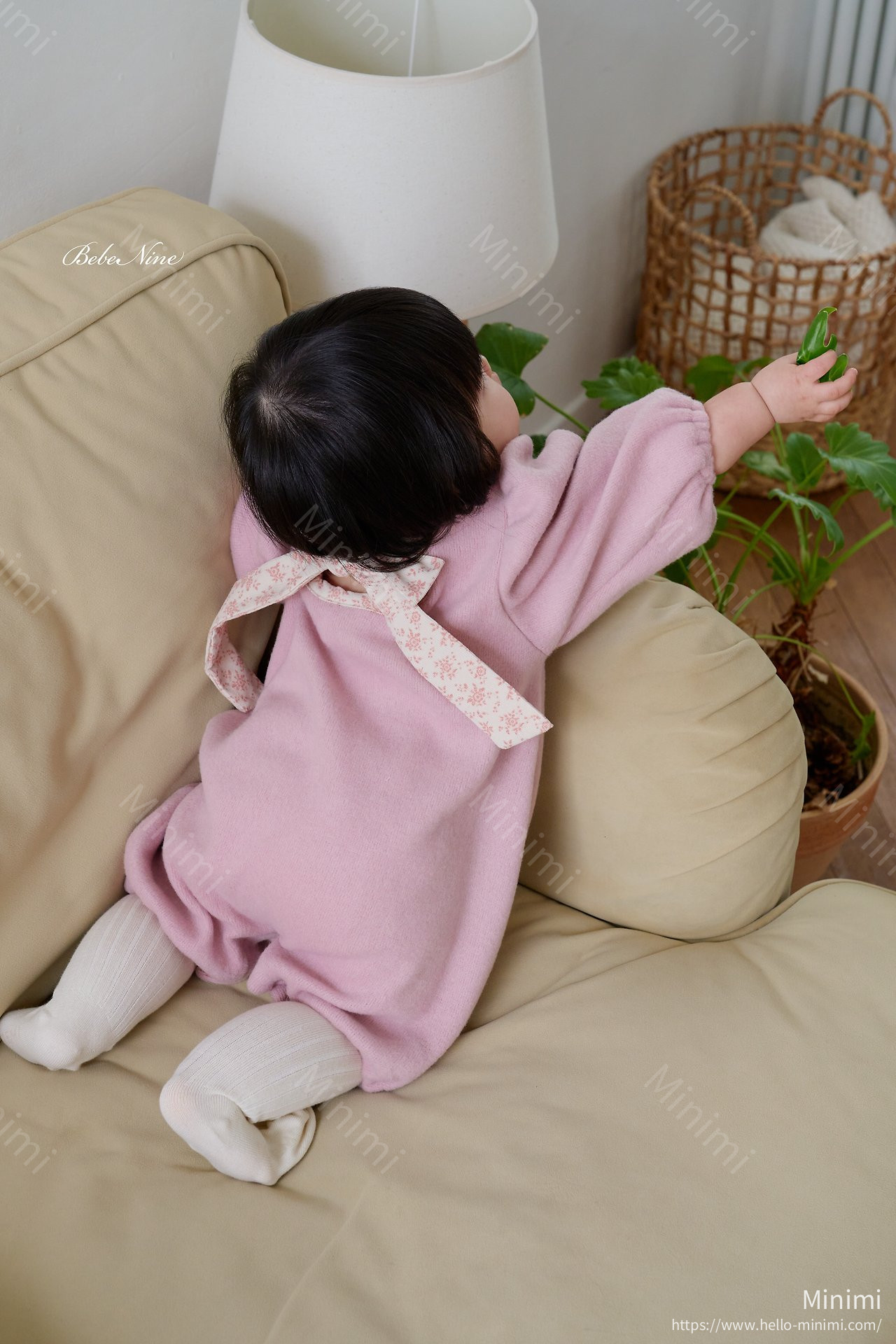 bebe nine Angel Brushed-Lining Romper 細節圖 15