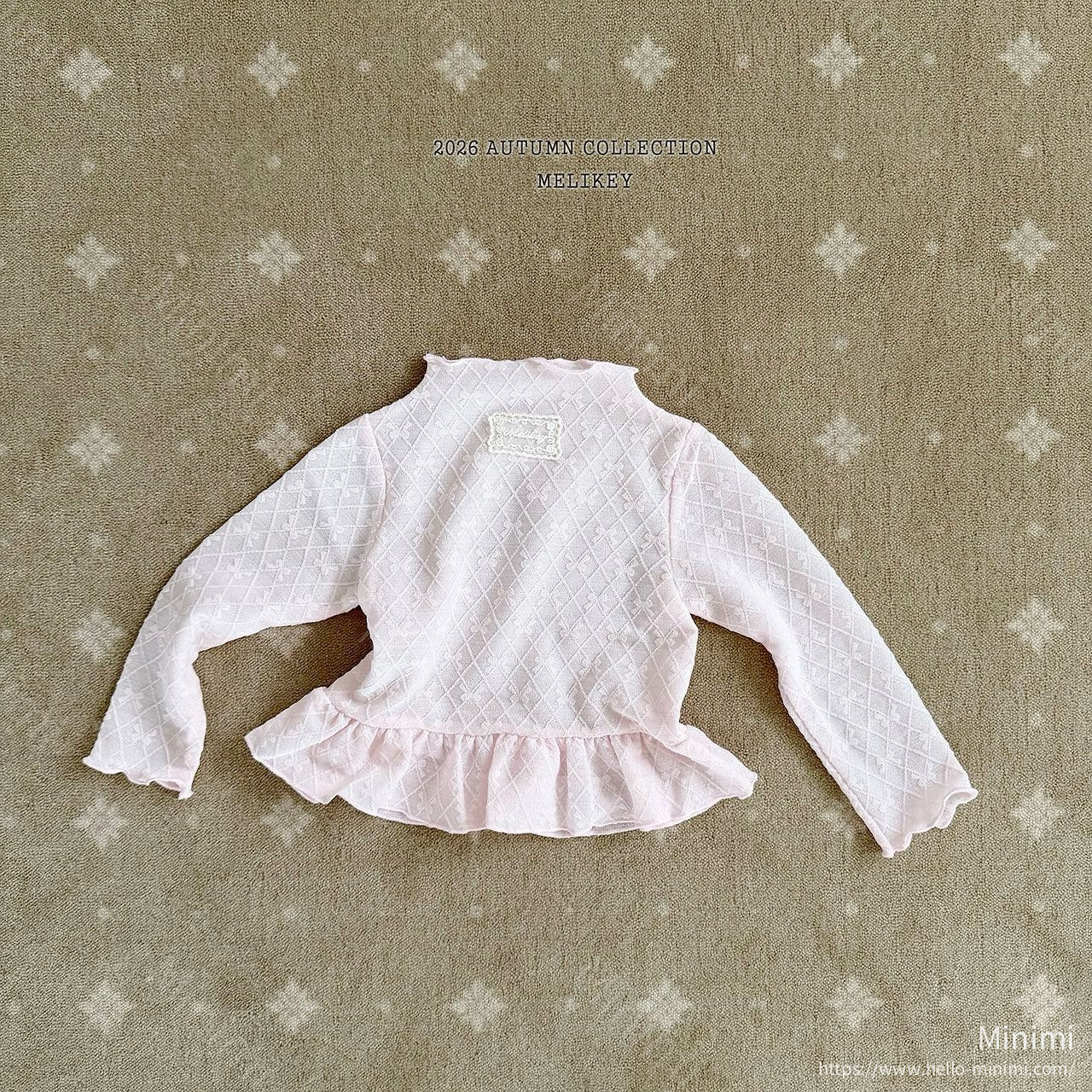 Melikey Frill Ribbon Mesh T-shirt 細節圖 6