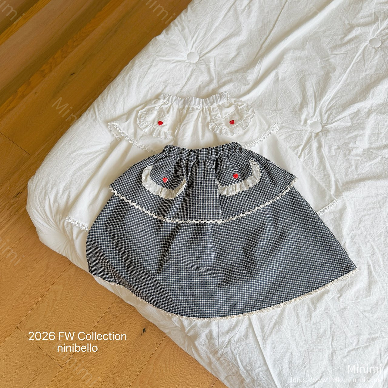ninibello Momo Apron Skirt 韓國童裝現貨