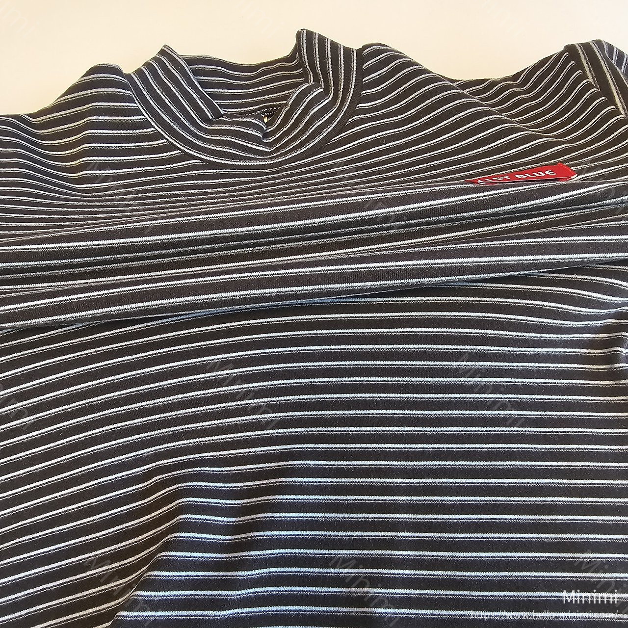 1st BLUE Stripe Half Turtleneck 細節圖 3