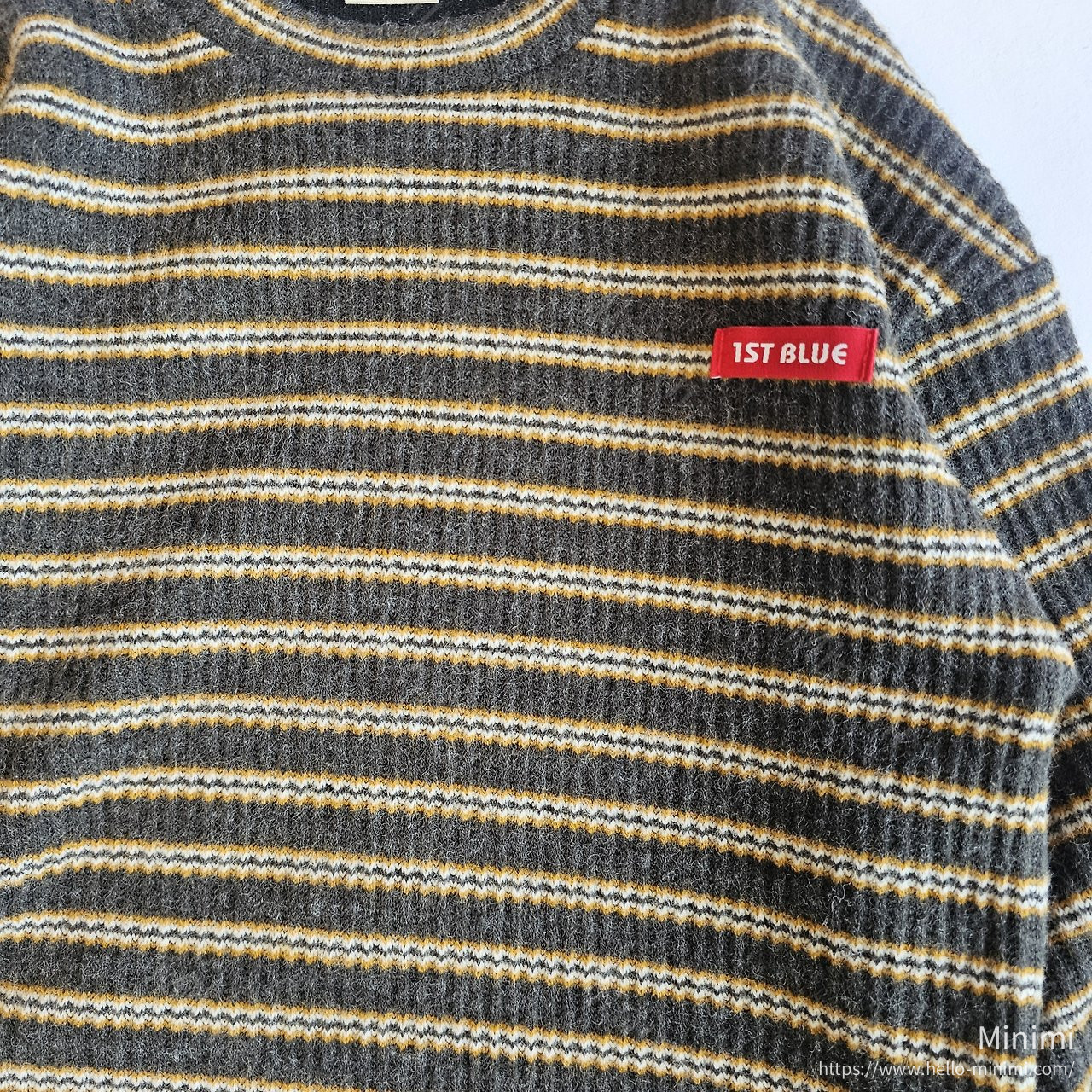 1st BLUE Rudolph Stripe Tee 細節圖 2