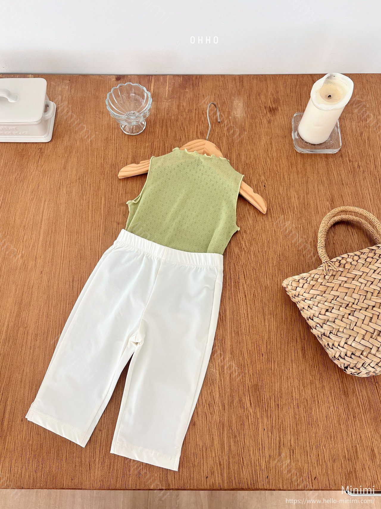 OHHO Eyelet Sleeveless Tee 細節圖 18