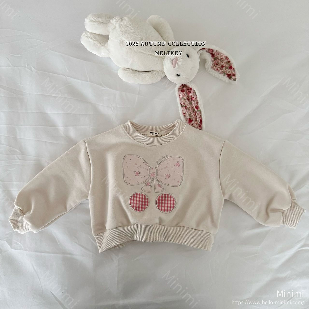 Melikey Ribbon Cherry Sweatshirt 細節圖 1