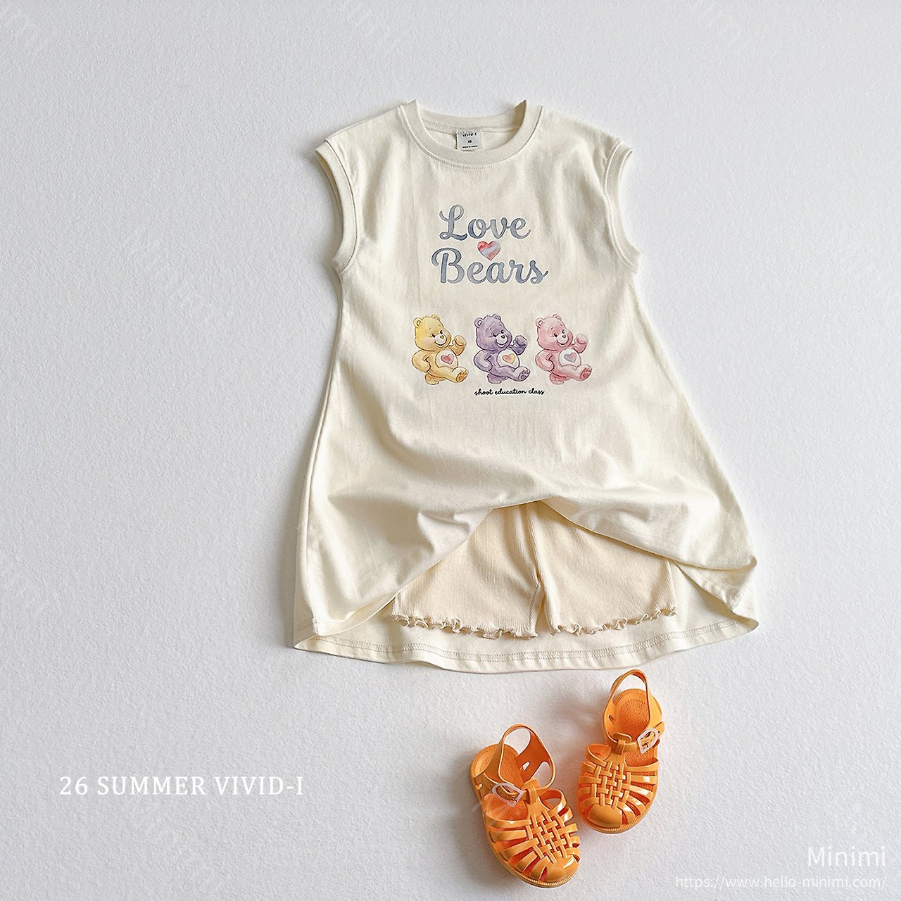 VIVID-I Painted Bear Long Dress 細節圖 6