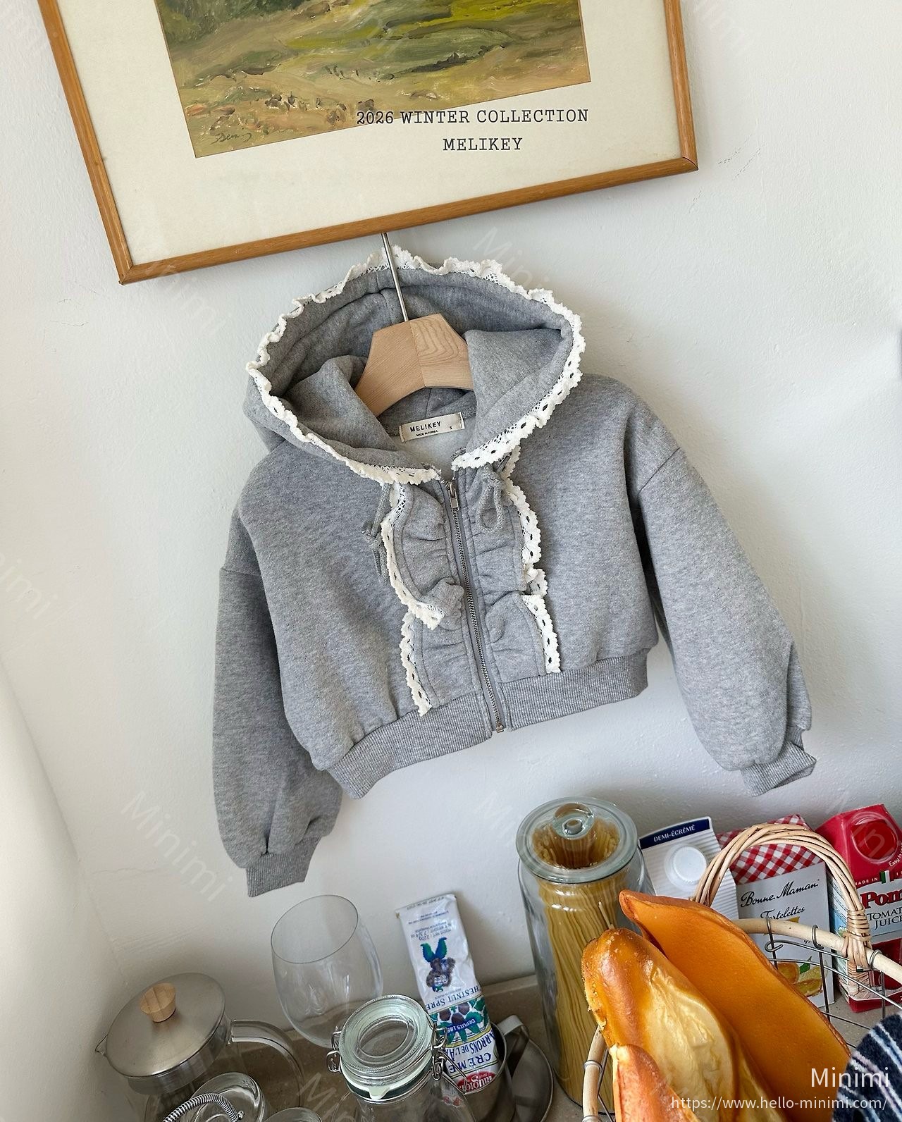 Melikey Juju Frill Hood Zip-up 細節圖 29