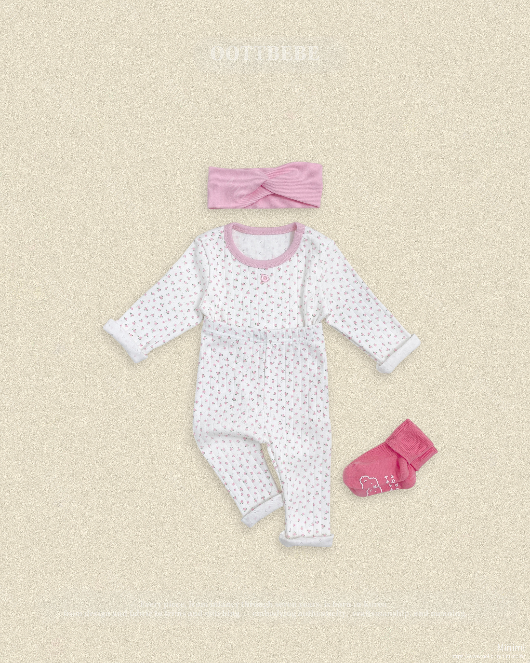 oott bebe Coco Flower Loungewear 細節圖 1