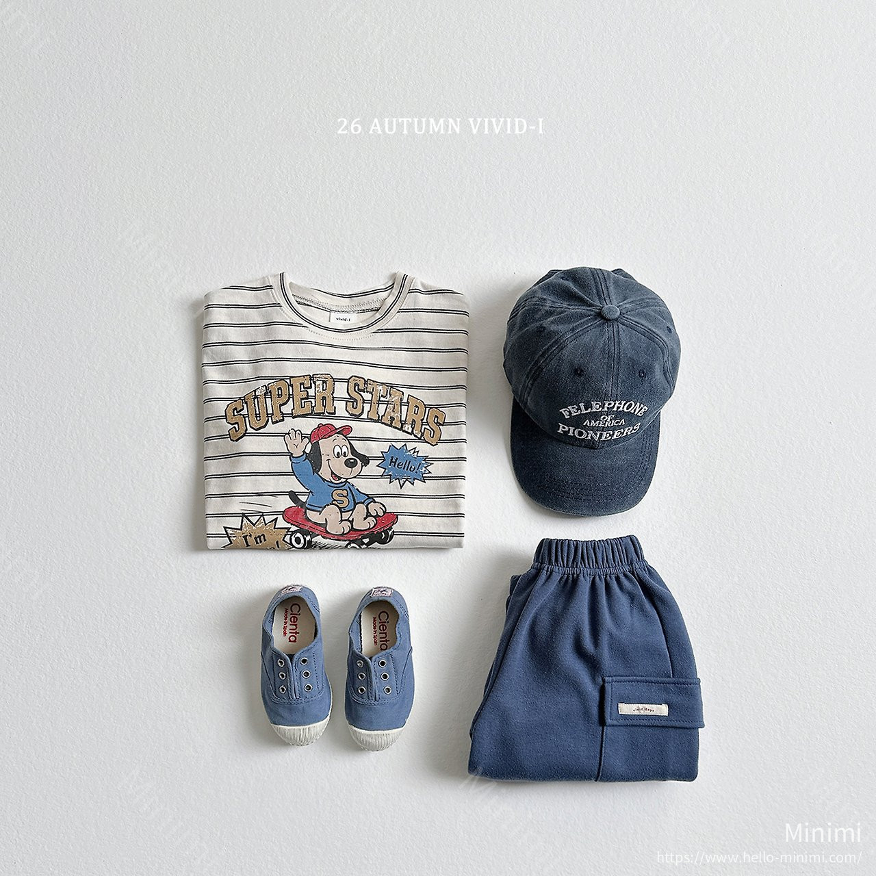VIVID-I Stripe Cartoon Single T-shirt 細節圖 7