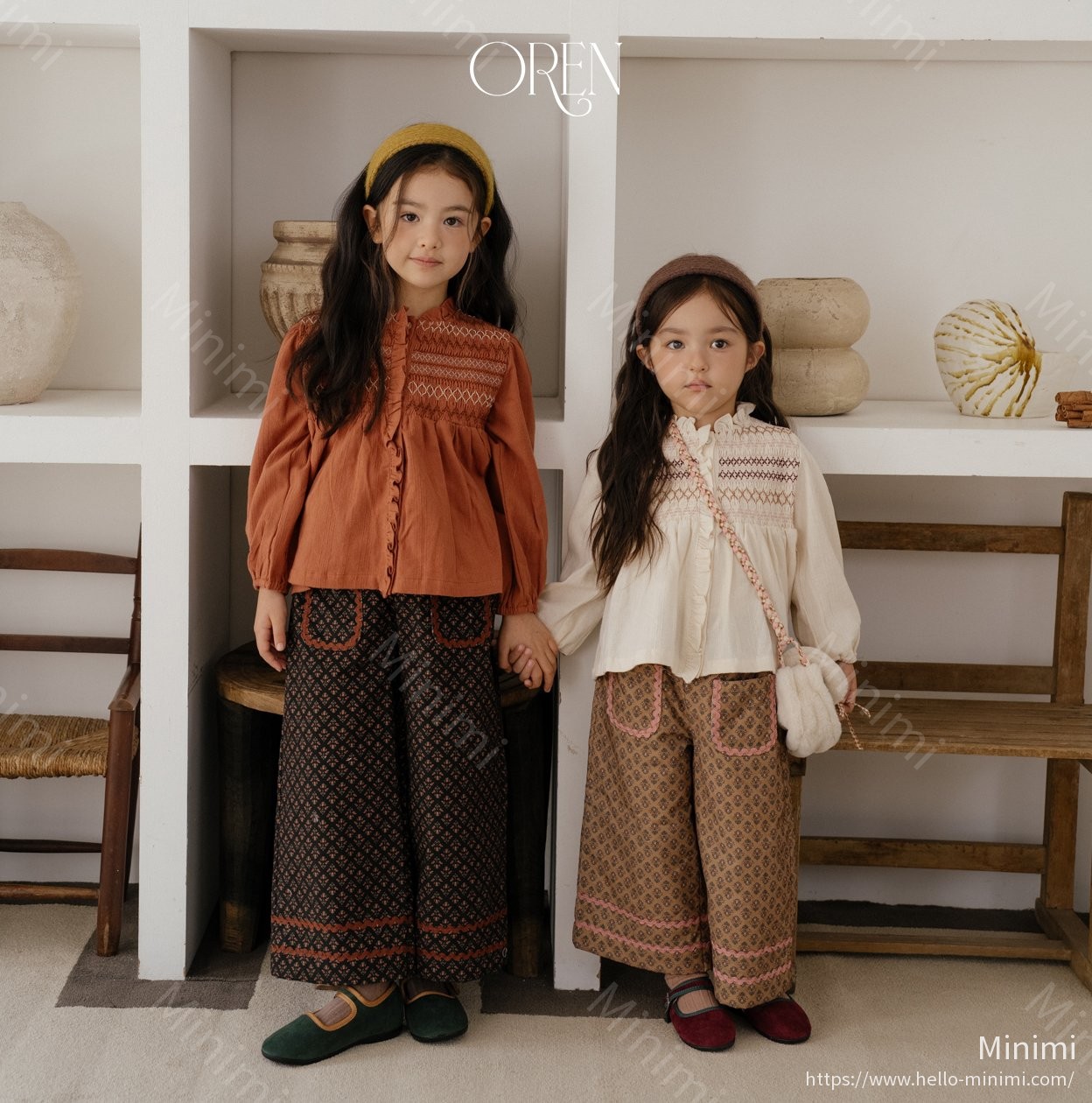 Oren Mareille Accordion Padding Pants - 韓國童裝代購主圖