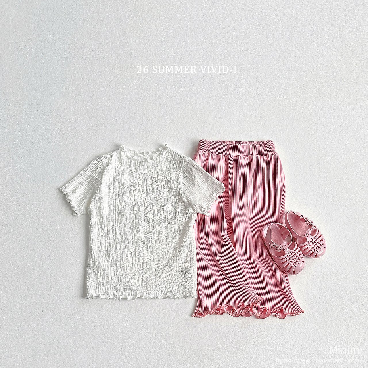 VIVID-I Color Pleats Flared Cropped Pants 細節圖 5