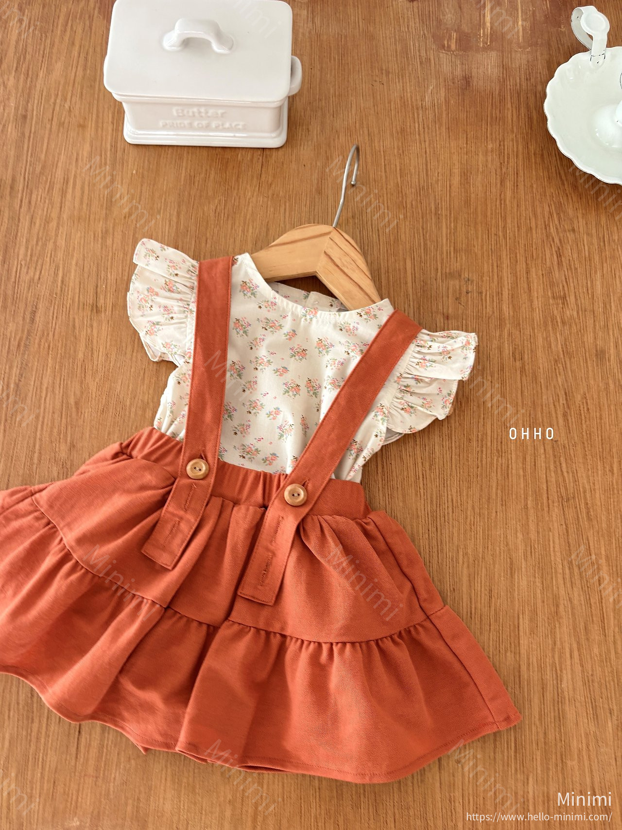 OHHO Forest Shirring Strap Skirt 細節圖 1