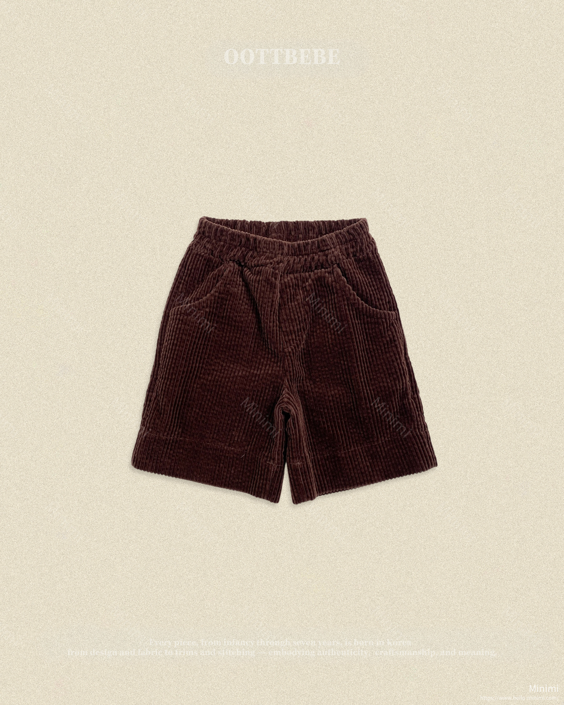oott bebe Big Corduroy Pants (Knee-length) 細節圖 8