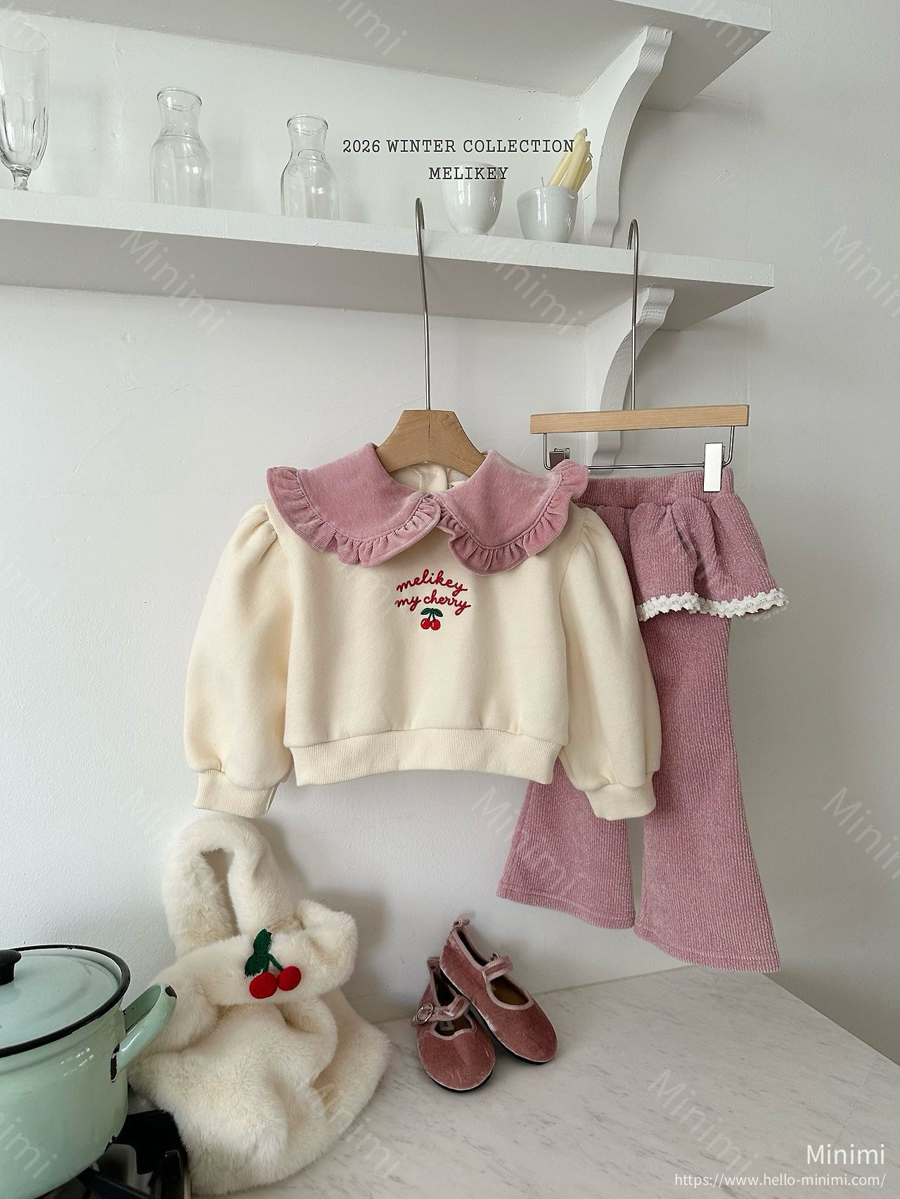 Melikey Frill Velour Bootcut 細節圖 32
