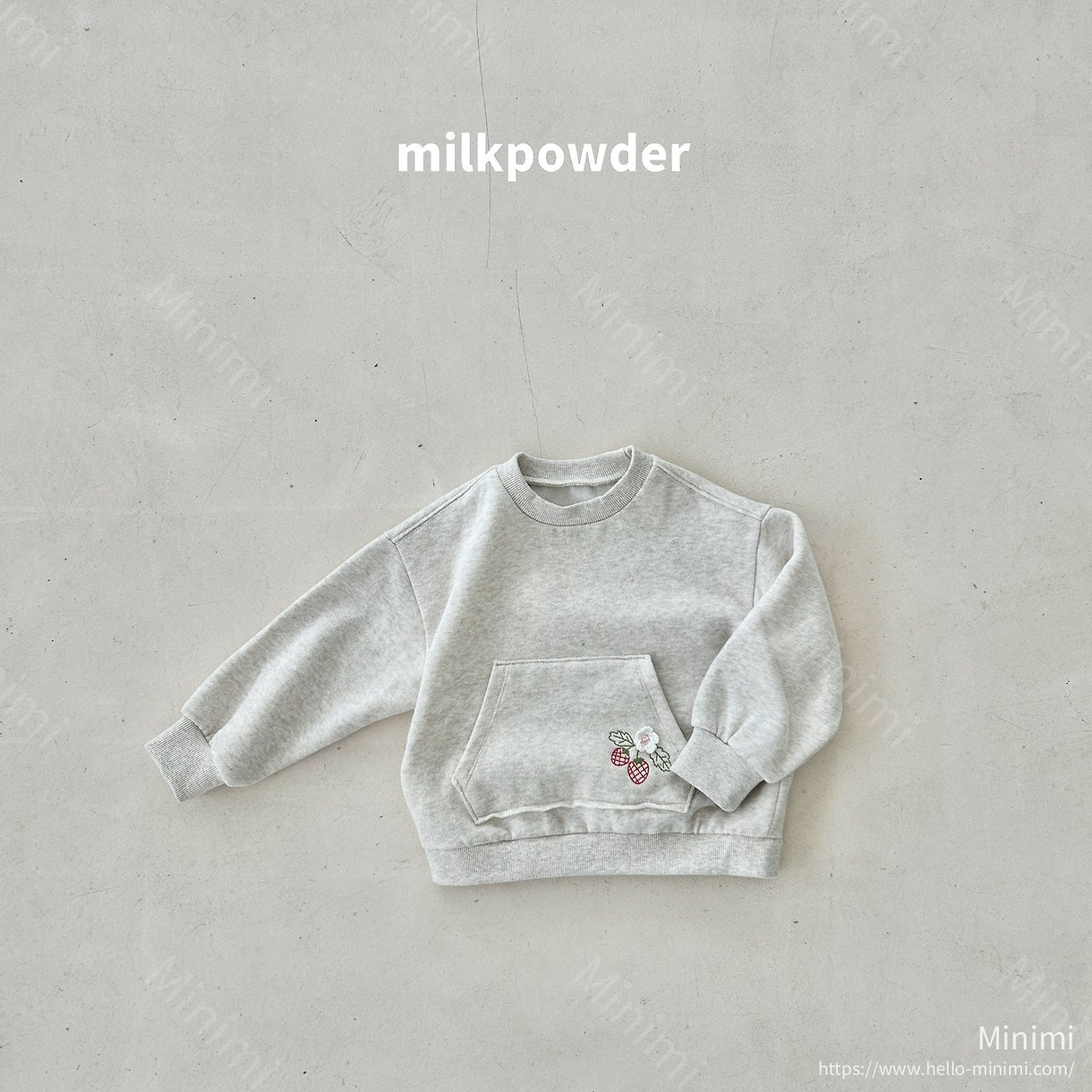 milkpowder Strawberry Pocket Sweatshirt 細節圖 6